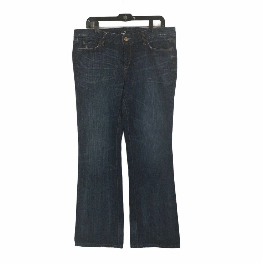LOFT 14 ORIGINAL BOOTCUT MID-RISE Dark Denim Jeans